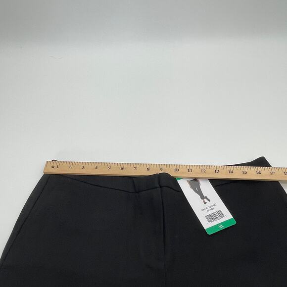 New MAX & MIA Women's Sz XL Ponte Pull On Stretch Cropped Ankle Pant - Picture 5 of 6